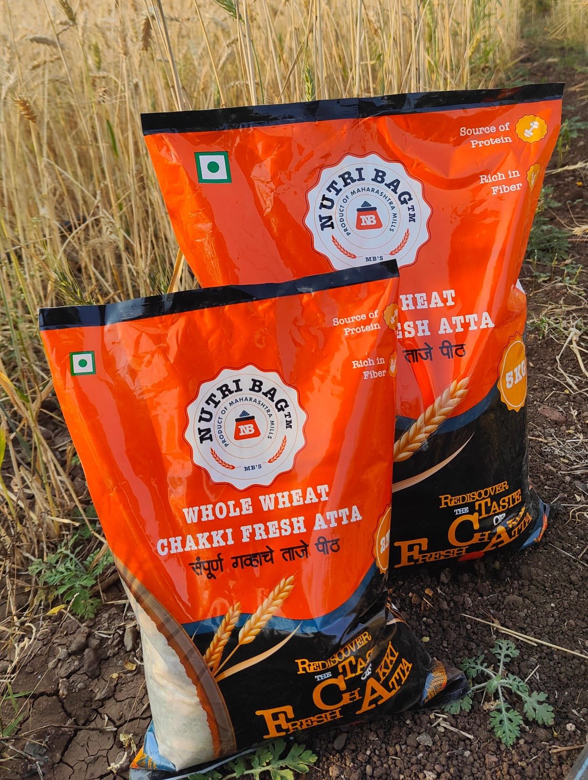 MBs Nutribag Whole Wheat Atta - 2 Kgs